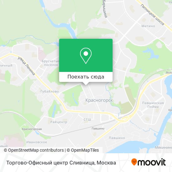 Карта Торгово-Офисный центр Сливница