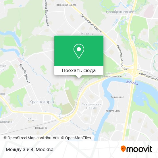 Карта Между 3 и 4