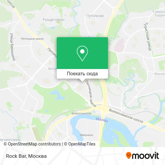 Карта Rock Bar
