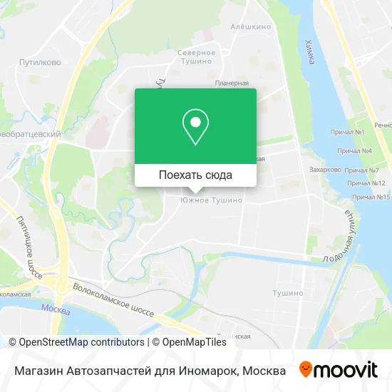 Карта Магазин Автозапчастей для Иномарок