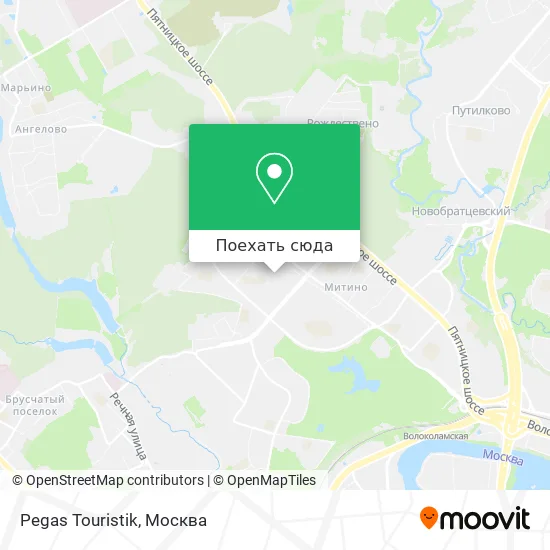 Карта Pegas Touristik