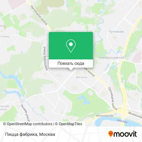 Карта Пицца фабрика