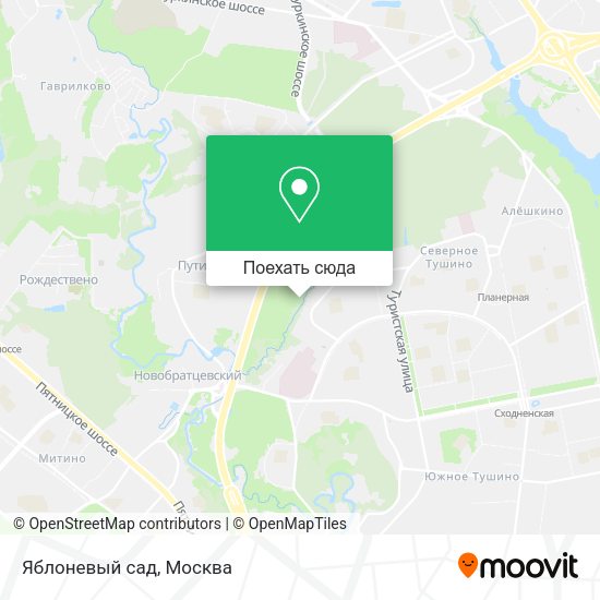 Карта Яблоневый сад