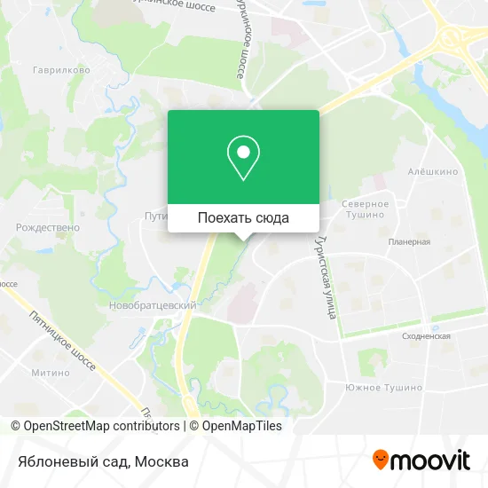 Карта Яблоневый сад