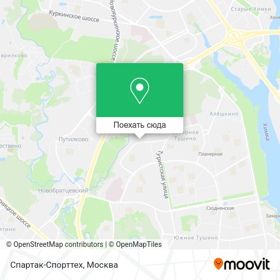 Карта Спартак-Спорттех