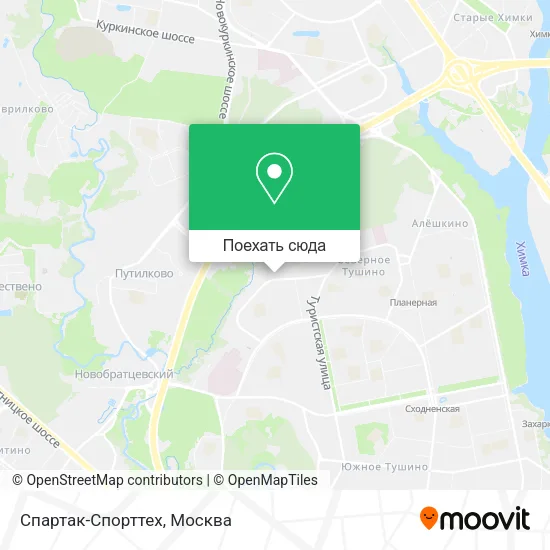 Карта Спартак-Спорттех