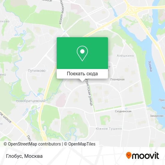 Карта Глобус