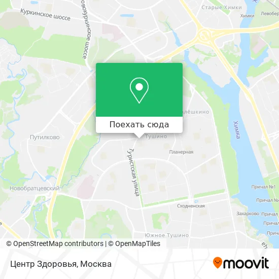 Карта Центр Здоровья