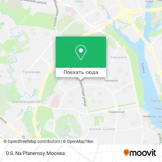 Карта D.S. Na Planernoy