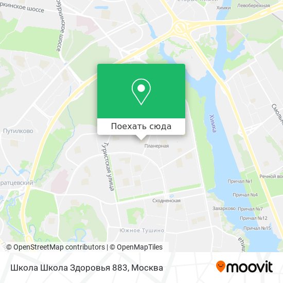 Карта Школа Школа Здоровья 883
