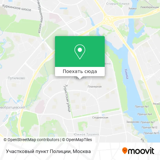 Карта Участковый пункт Полиции