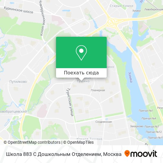 Карта Школа 883 С Дошкольным Отделением