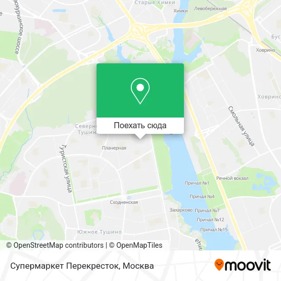 Карта Супермаркет Перекресток