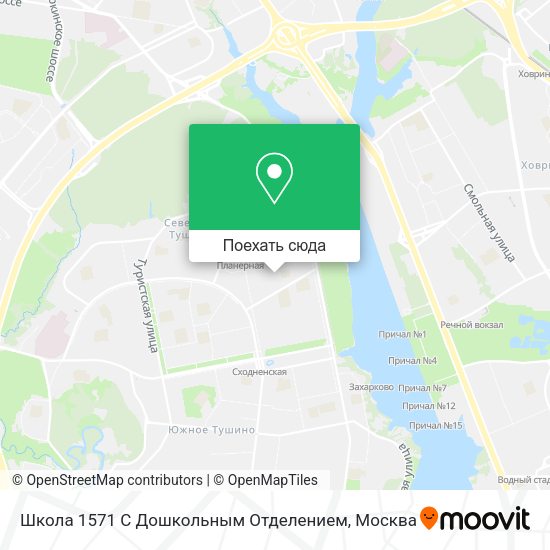 Карта Школа 1571 С Дошкольным Отделением