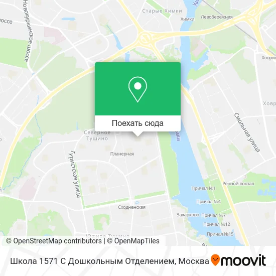 Карта Школа 1571 С Дошкольным Отделением