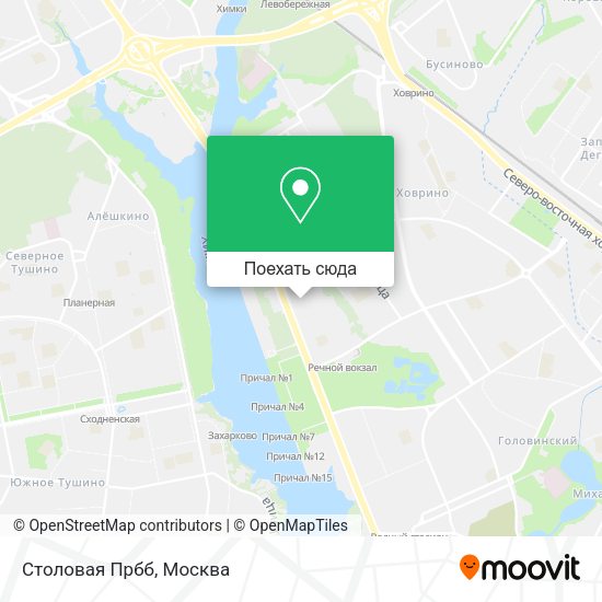 Карта Столовая Прбб