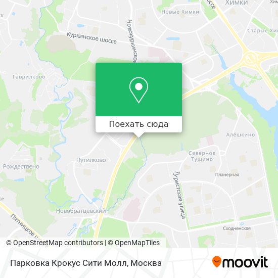 Карта Парковка Крокус Сити Молл