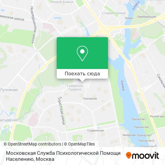 Карта Московская Служба Психологической Помощи Населению