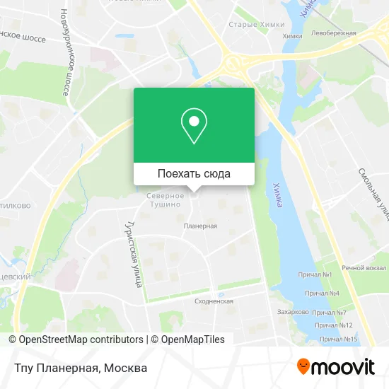 Карта Тпу Планерная