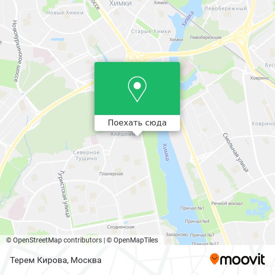 Карта Терем Кирова