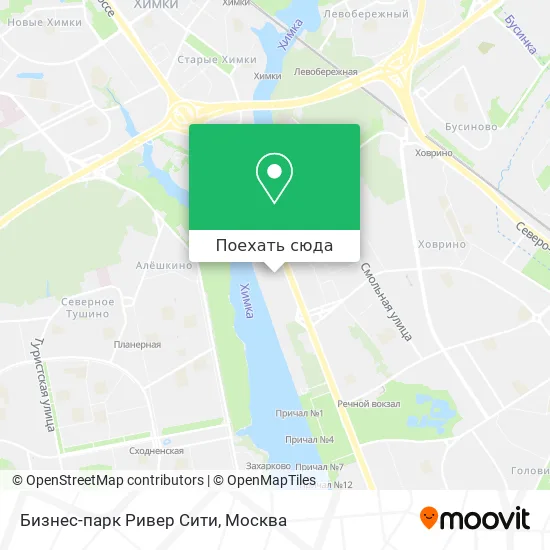 Карта Бизнес-парк Ривер Сити