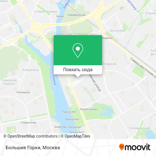 Карта Большие Горки