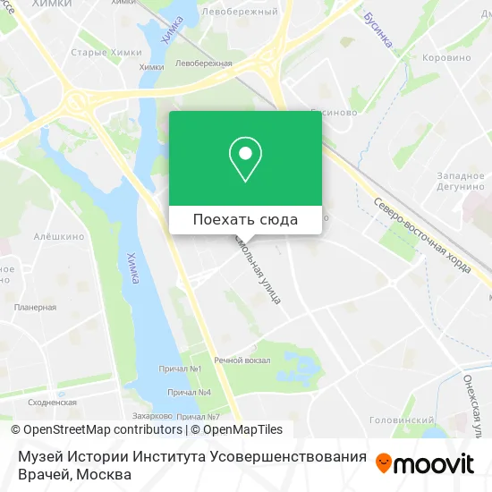 Карта Музей Истории Института Усовершенствования Врачей