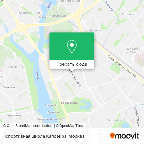 Карта Спортивная школа Капоэйра