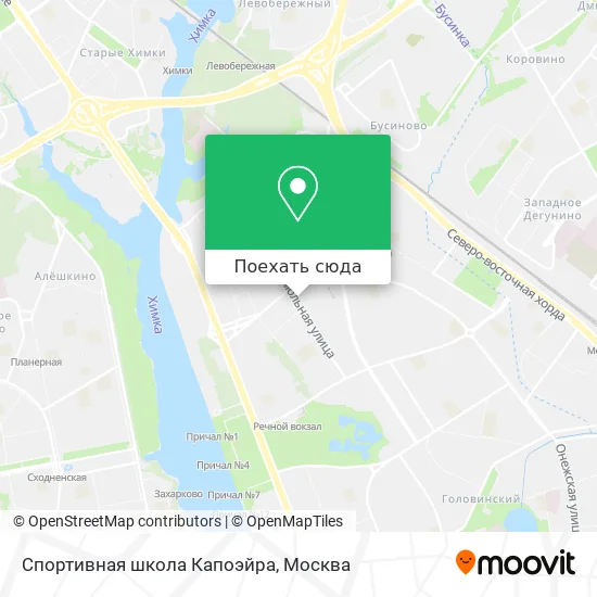 Карта Спортивная школа Капоэйра