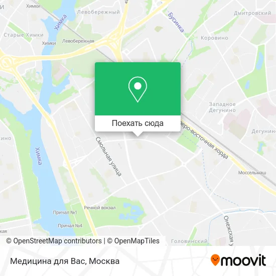 Карта Медицина для Вас