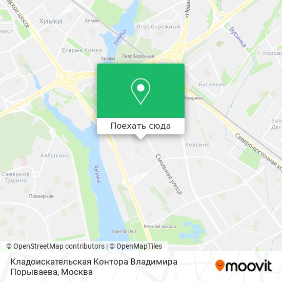 Карта Кладоискательская Контора Владимира Порываева
