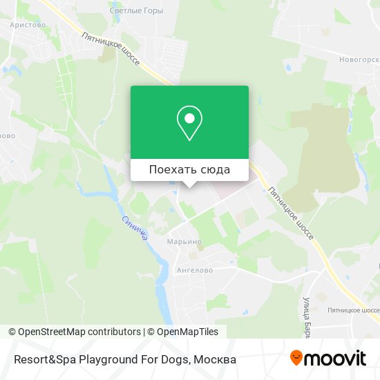 Карта Resort&Spa Playground For Dogs