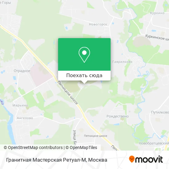 Карта Гранитная Мастерская Ретуал-М