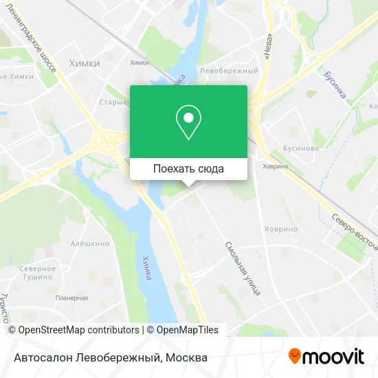 Карта Автосалон Левобережный