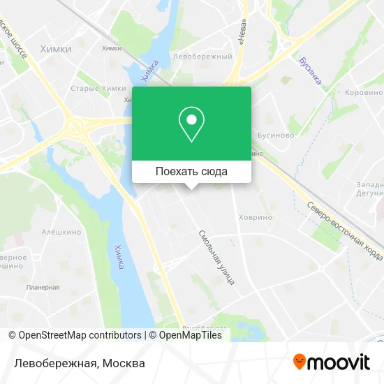 Карта Левобережная