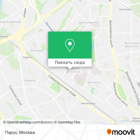 Карта Парус