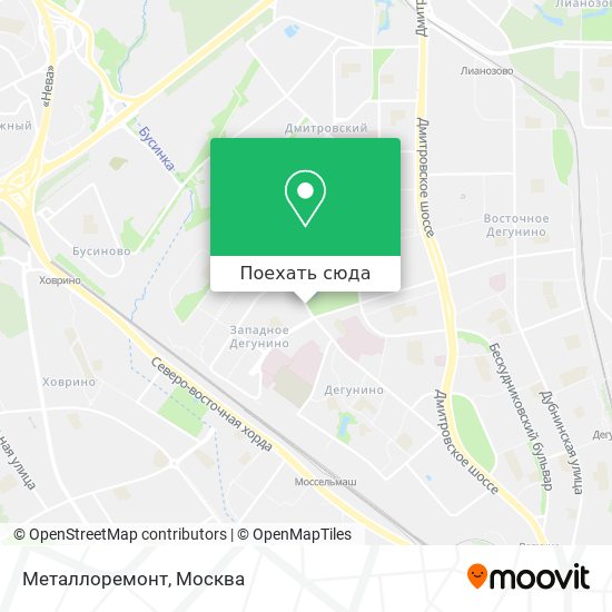 Карта Металлоремонт