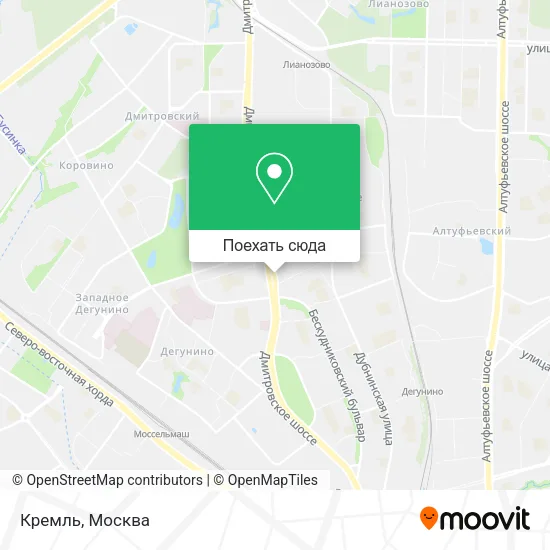 Карта Кремль