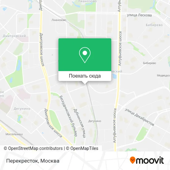 Карта Перекресток