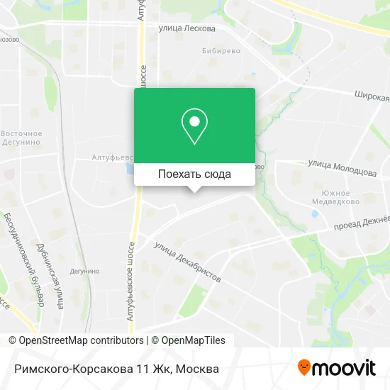 Карта Римского-Корсакова 11 Жк