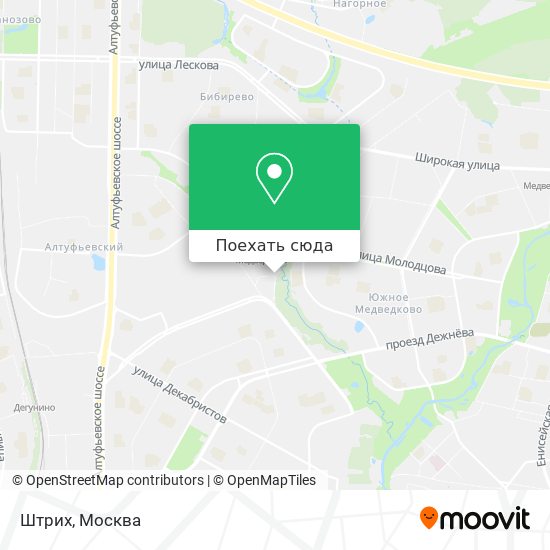 Карта Штрих