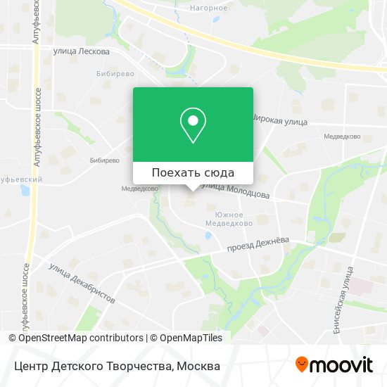 Карта Центр Детского Творчества