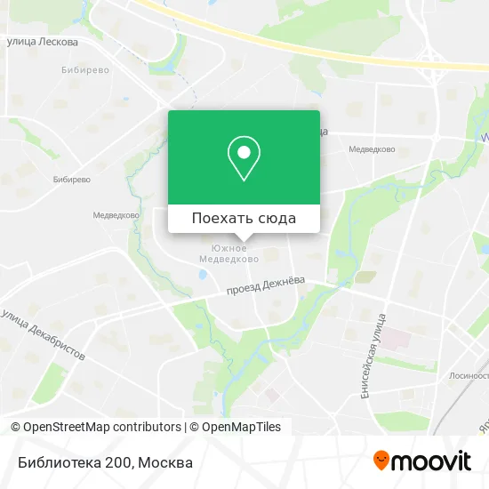 Карта Библиотека 200
