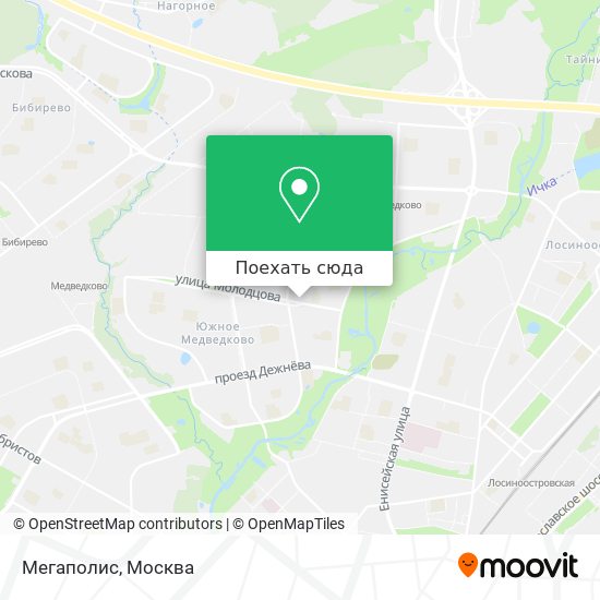 Карта Мегаполис