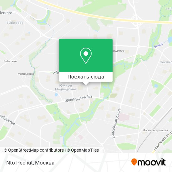Карта Nto Pechat