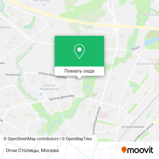 Карта Огни Столицы