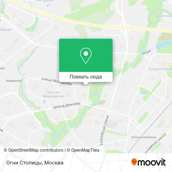 Карта Огни Столицы