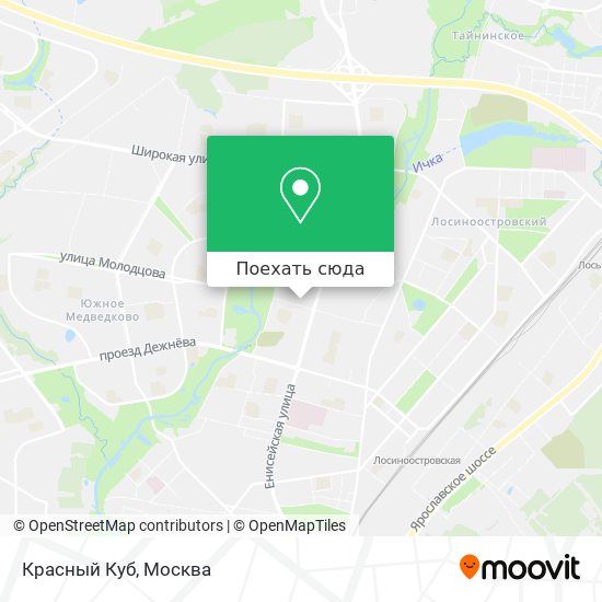 Карта Красный Куб