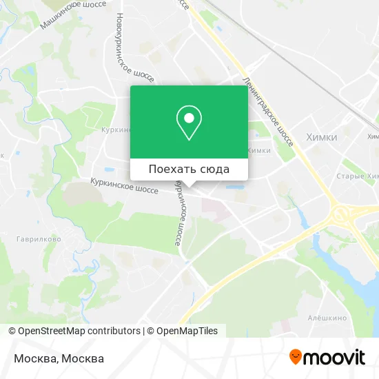 Карта Москва