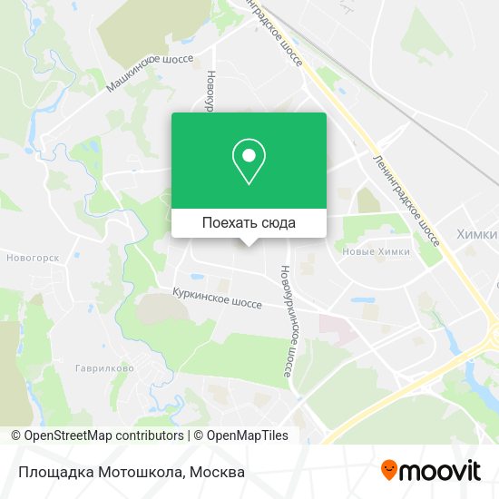 Карта Площадка Мотошкола